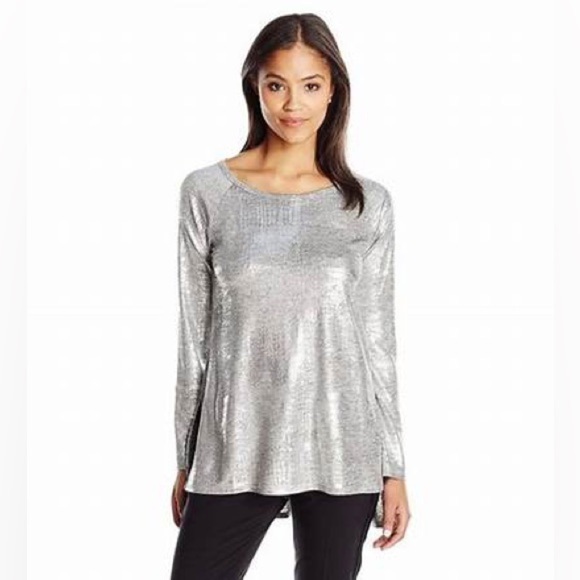 Karen Kane Hi-Lo Raglan Sleeve - Picture 1 of 6
